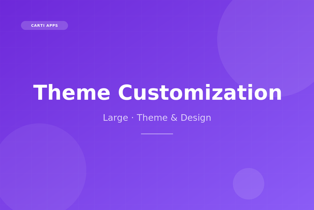 Theme Customization - Large